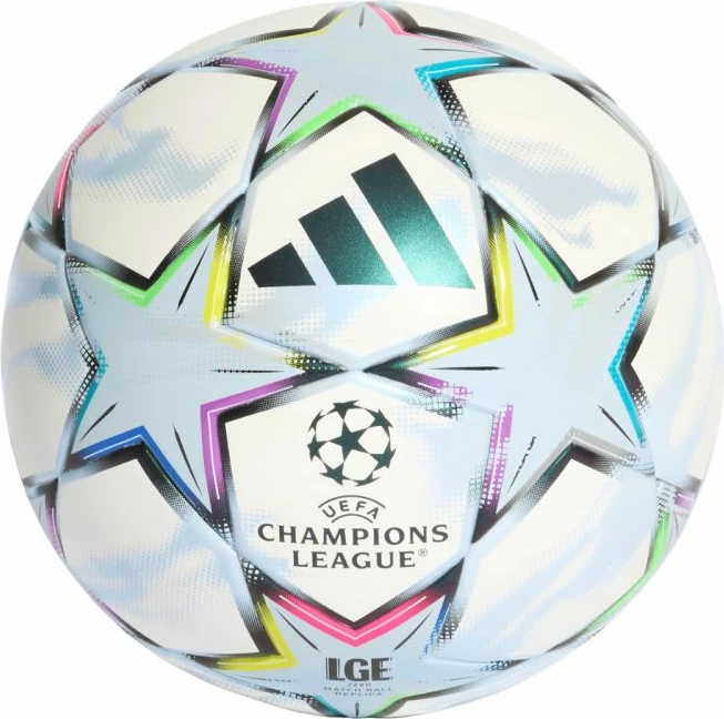 Top futbolli adidas UCL League J290 KE9767, bardhë/kaltër