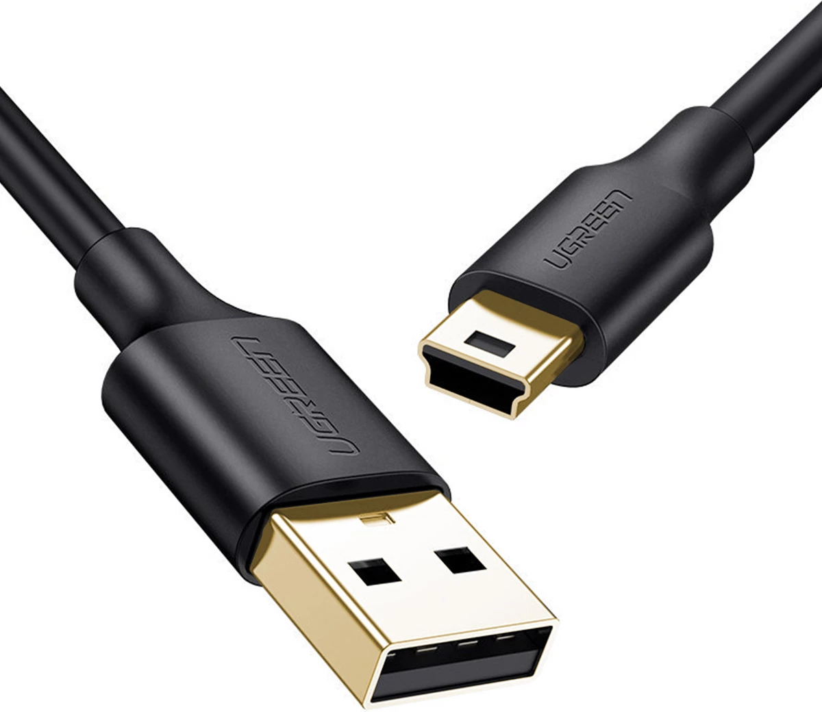 Kabllo USB në mini USB Ugreen US132 30472, 2 m, e zezë