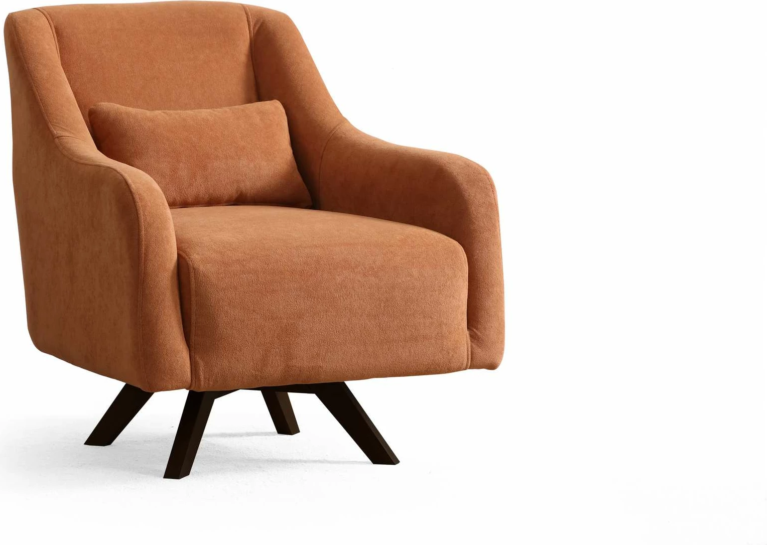 Karrige Wing Hera, portokalli e zezë, Atelier del Sofa
