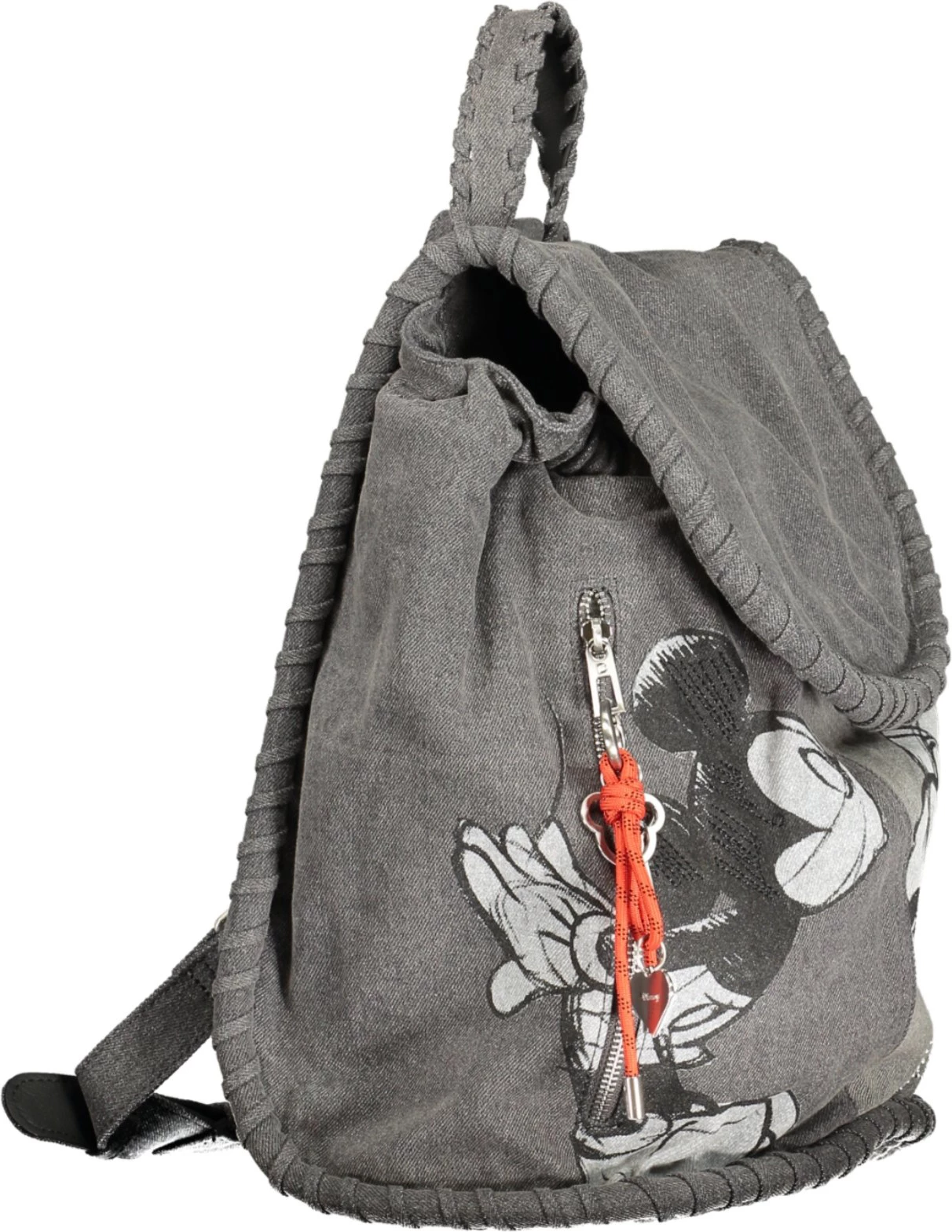 Çantë shpine për femra Desigual Mickey Kiss Noira, gri