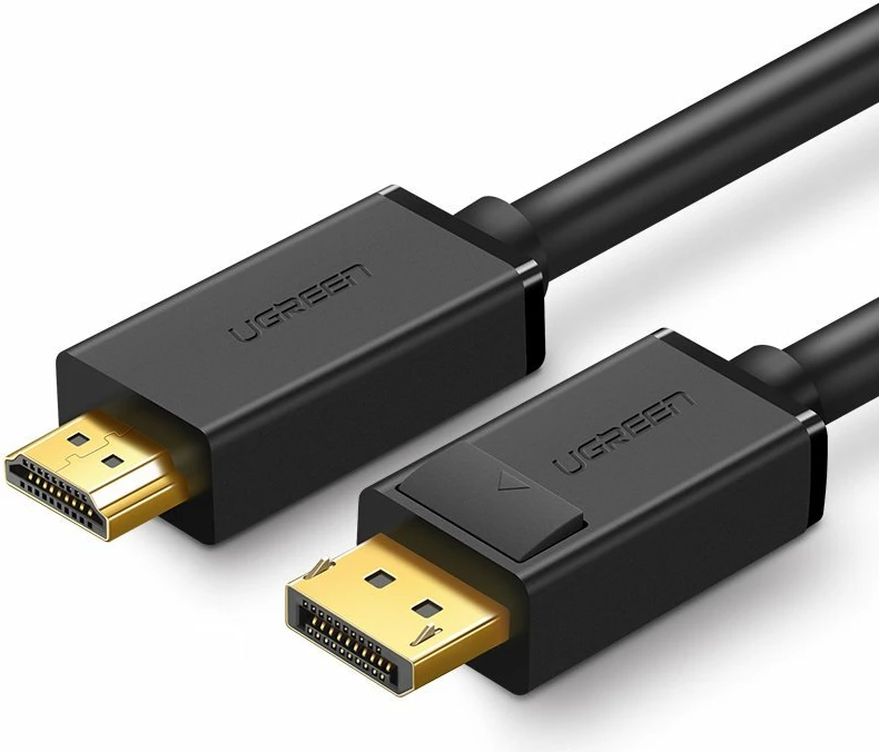 Kabllo video Ugreen DisplayPort në HDMI, 1.5m, 4K, e zezë