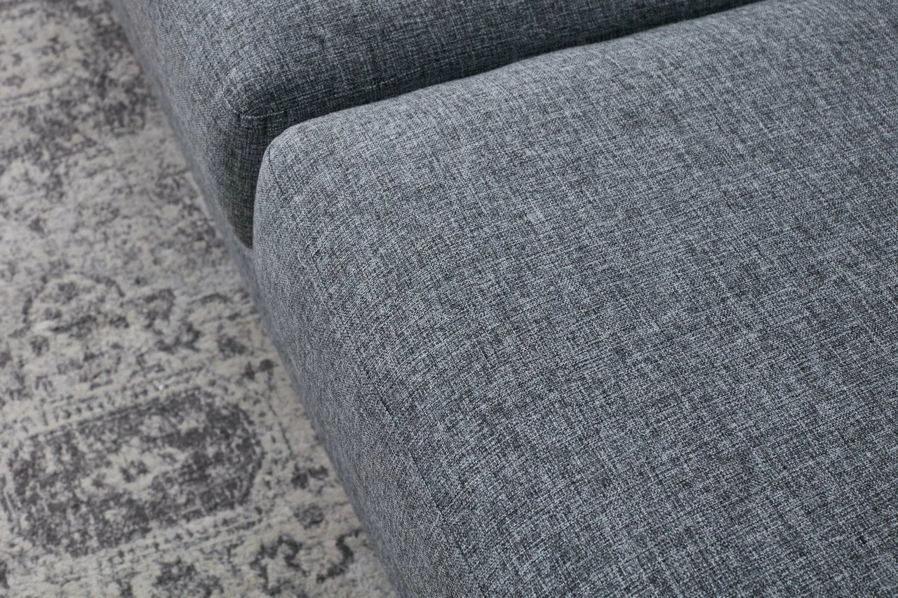 Divan treshe, ngjyrë gri, Atelier del Sofa, Eva