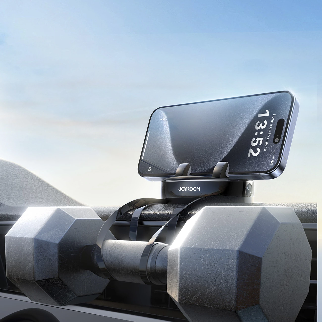 Mbajtës telefoni për veturë Joyroom JR-ZS330, i zi