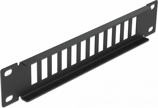 Panel patch fiber optik DeLOCK 10″ 1U, 12 porta SC Duplex/LC Quad, i zi