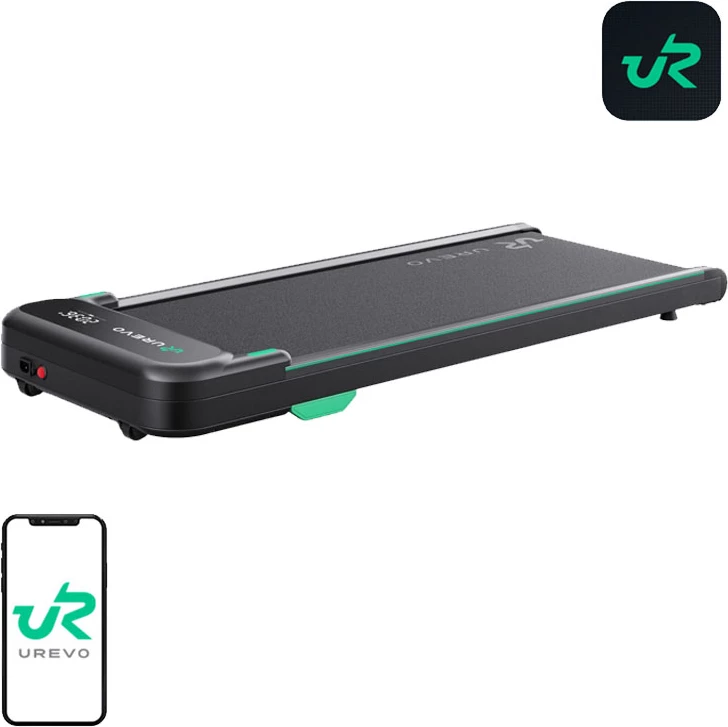 Tapet vrapimi elektrik Urevo Spacewalk E4APP, i zi