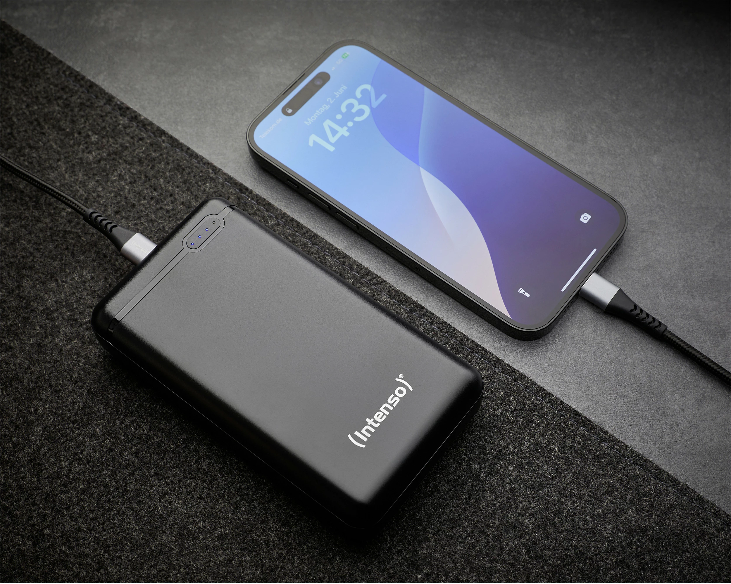 Powerbank Intenso XS20000, 20000 mAh, USB-A/USB-C, e zezë