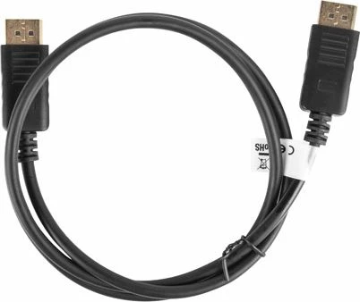 Kabllo DisplayPort Lanberg CA-DPDP-10CC-0010-BK 1m, 4K, Plug-Plug, e zezë
