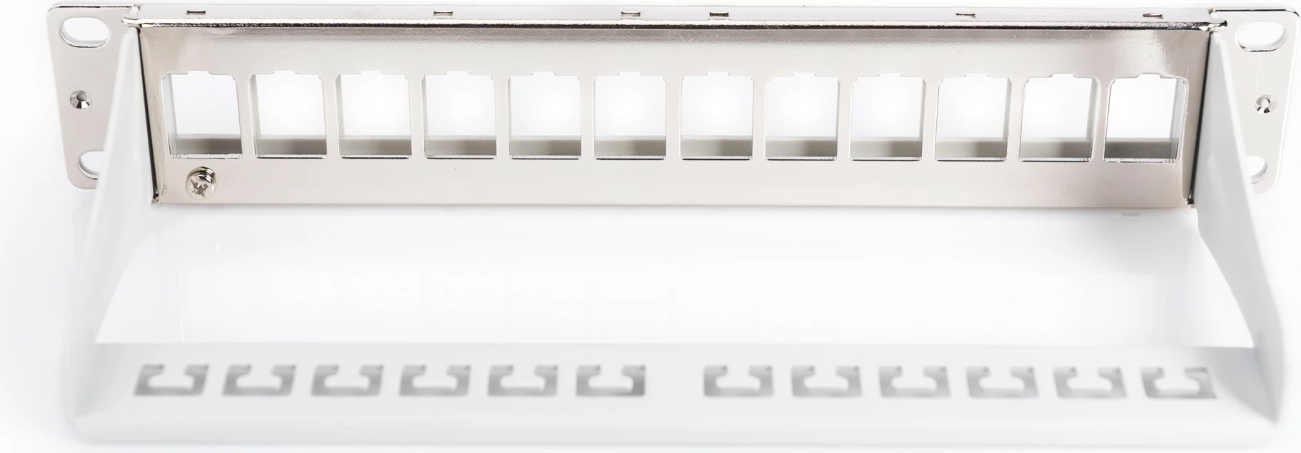 Patchpanel Digitus modular 12-portë, 1U, gri