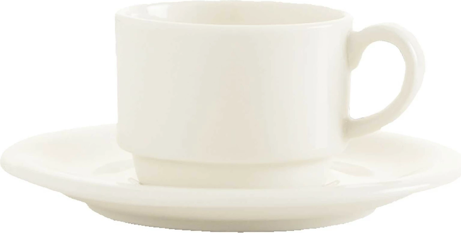 Pjatëz Fine Dine Crema 120 mm, krem, set 6 copë