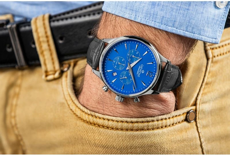 Orë dore për meshkuj Giewont, zi dhe kaltër