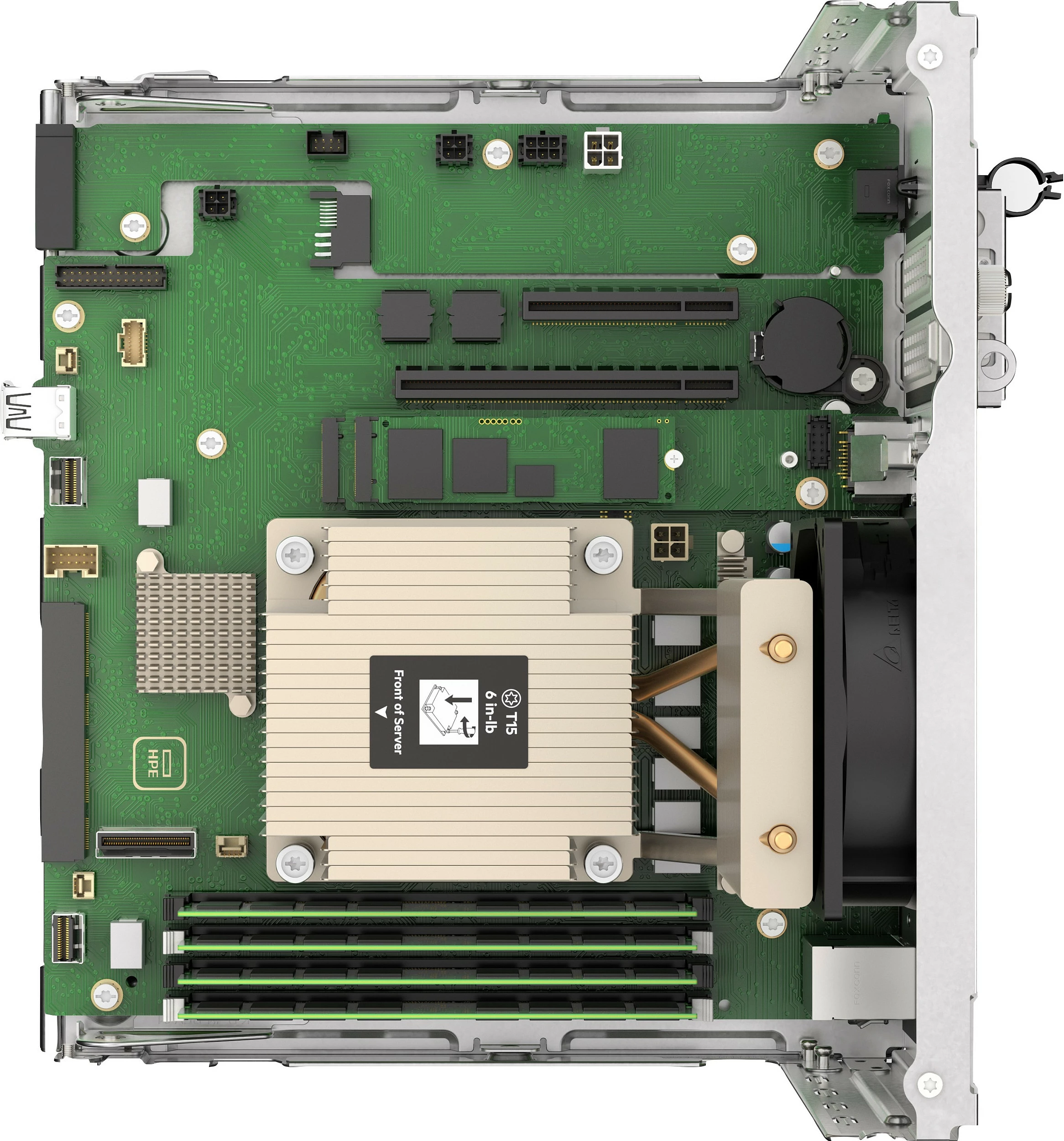 Server HPE ProLiant MicroServer Gen11 G7400, 16GB DDR5 ECC, 1TB HDD, 4x LFF, e zezë