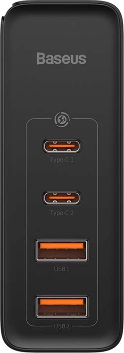 Karikues udhëtimi Baseus GaN2 Pro, 100W, 2x USB-C + 2x USB-A, i zi