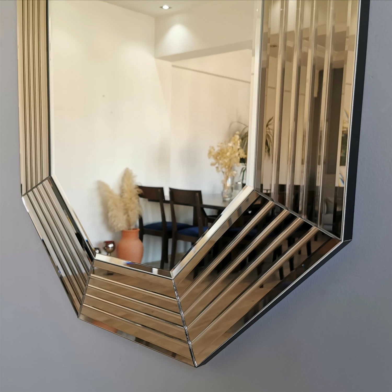Pasqyrë bronzi Hanah Home, A312D, 60x100cm