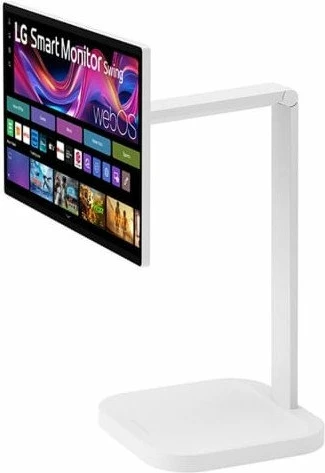 Monitor smart LG Swing 32U889SA-W 31.5\" 4K UHD IPS Touch webOS USB-C i bardhë