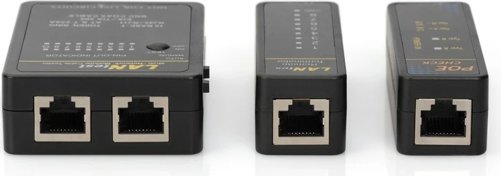 Testues kabllosh rrjeti Digitus DN-14001-1, RJ45/RJ12/RJ11/BNC, me PoE, zi