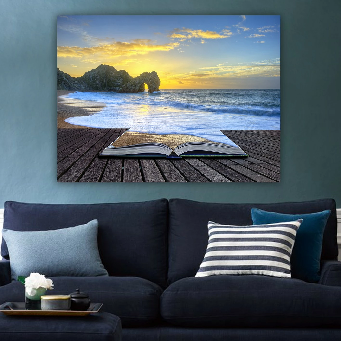 Pikturë dekorative në kanavacë, shumëngjyrëshe, 70x100cm, 125730869_70100