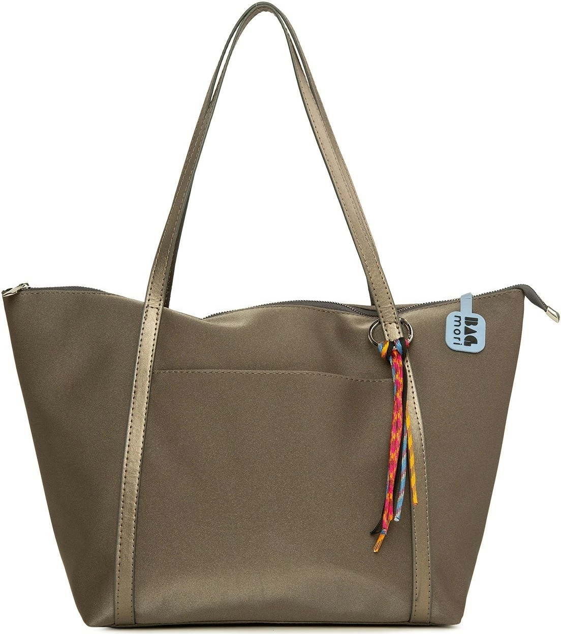 Çantë tote Zoozie Bags, ngjyrë argjendi, M000008171