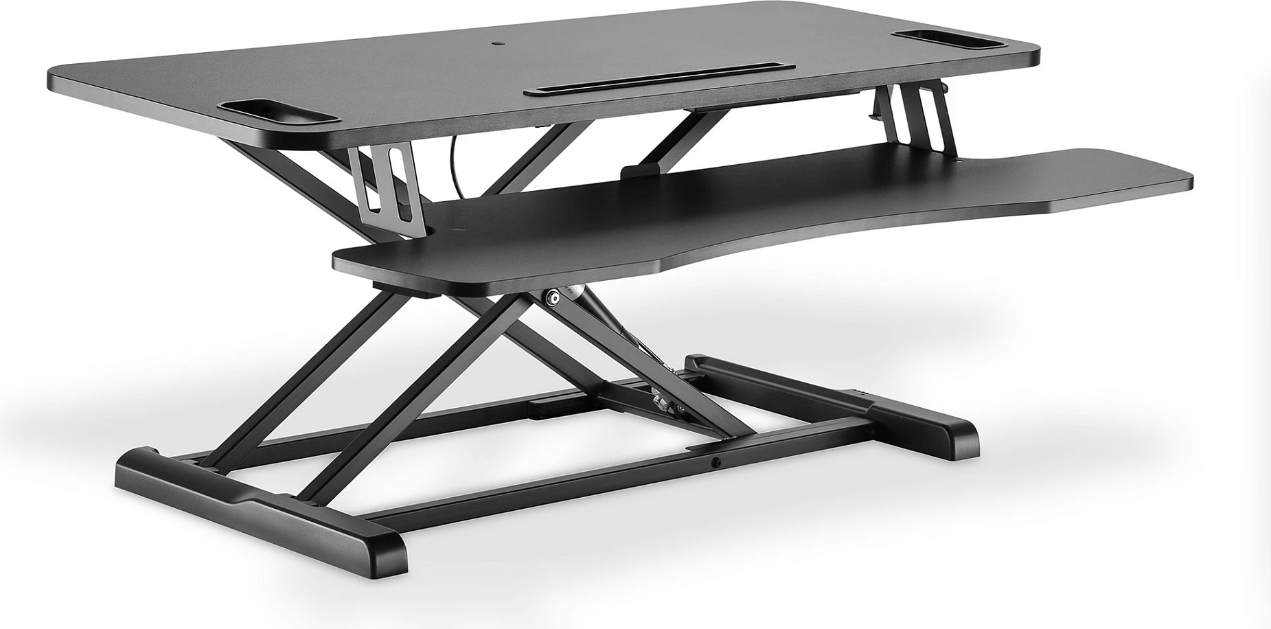 Riser ergonomik tavoline Digitus, Workspace Riser, rregullim lartësie manual, 95x62cm, i zi