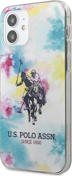 Mbështjellës U.S. Polo Assn. USHCP12SPCUSML për iPhone 12 mini 5.4", Tie & Dye, Multikolor