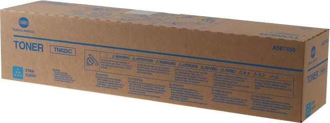 Toner, Konica Minolta, TN622C A5E7450 (A5E745H), rendiment 95000 faqe, standard, cyan