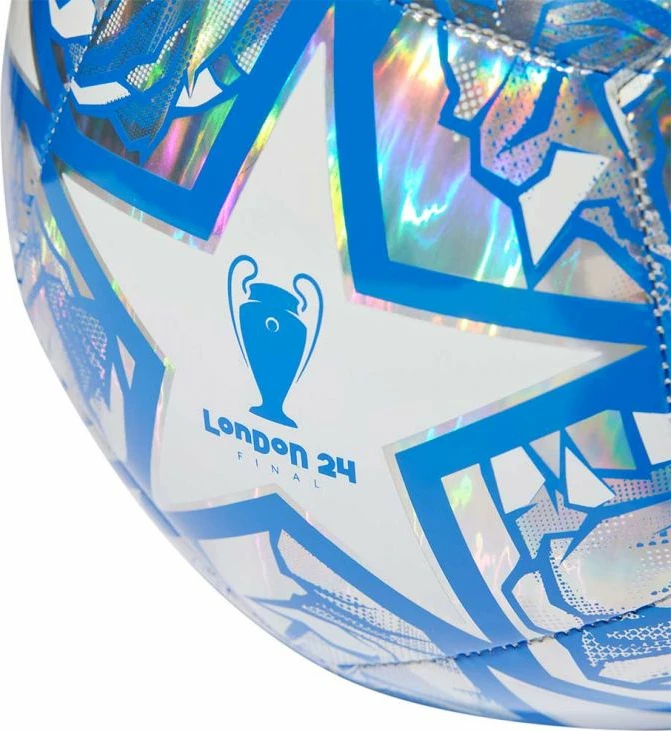 Topi i futbollit adidas për meshkuj dhe femra, i bardhë dhe argjendtë [Madhësia: 4]