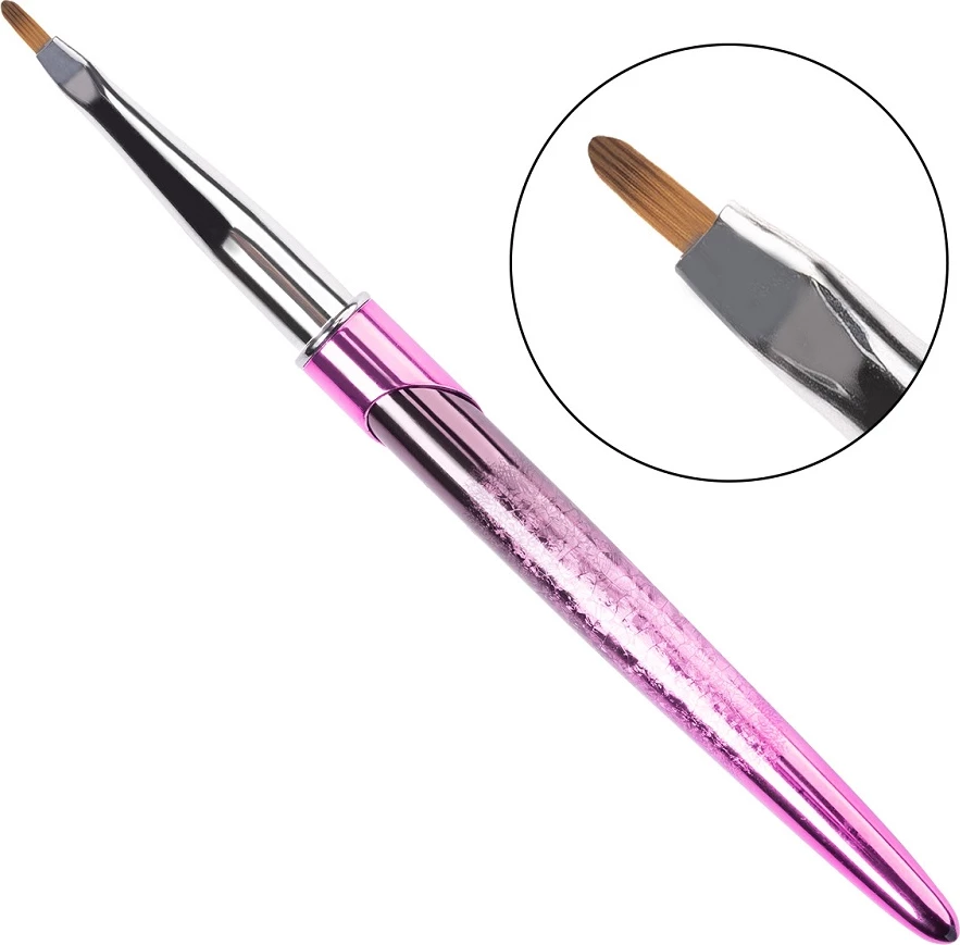 Furçë për thonj Clavier Zhostovo Oval Gel Brush #4 për femra, 1 copë