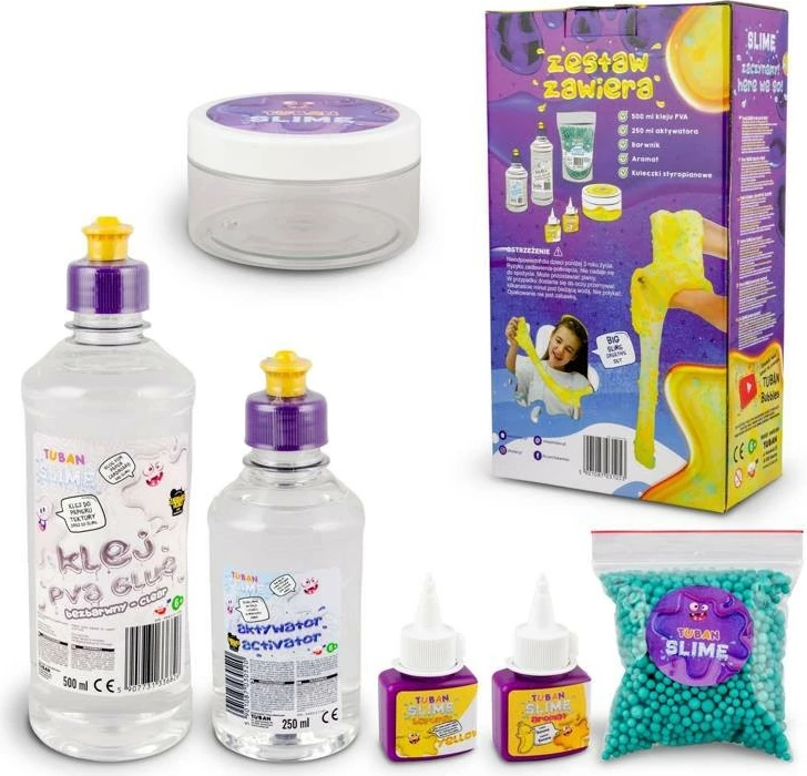 Set kreativ slime TUBAN TU3105, shumëngjyrësh