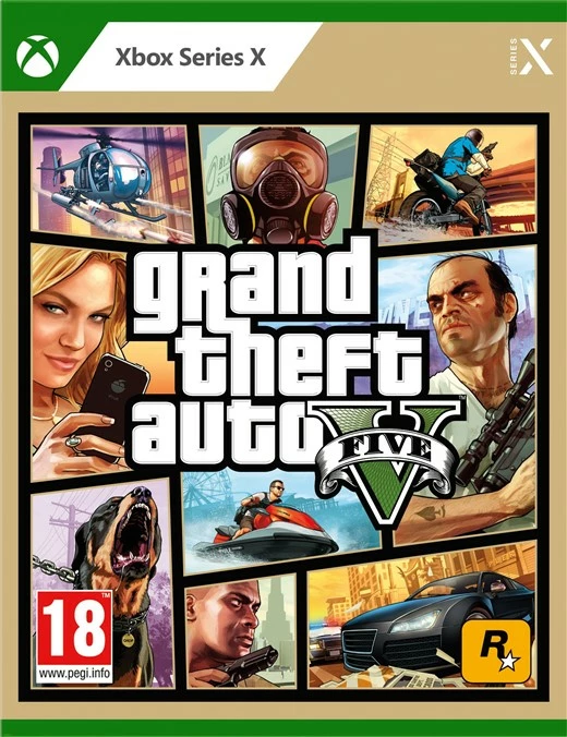 Lojë Rockstar Games Grand Theft Auto V për Xbox Series X, Story Mode + GTA Online