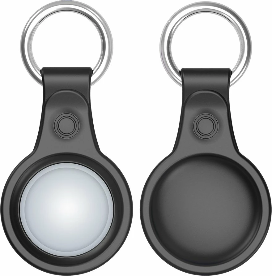 Mbështjellës silikon Dux Ducis për AirTag, set 4 copë, e zezë/e gjelbër/rozë/blu