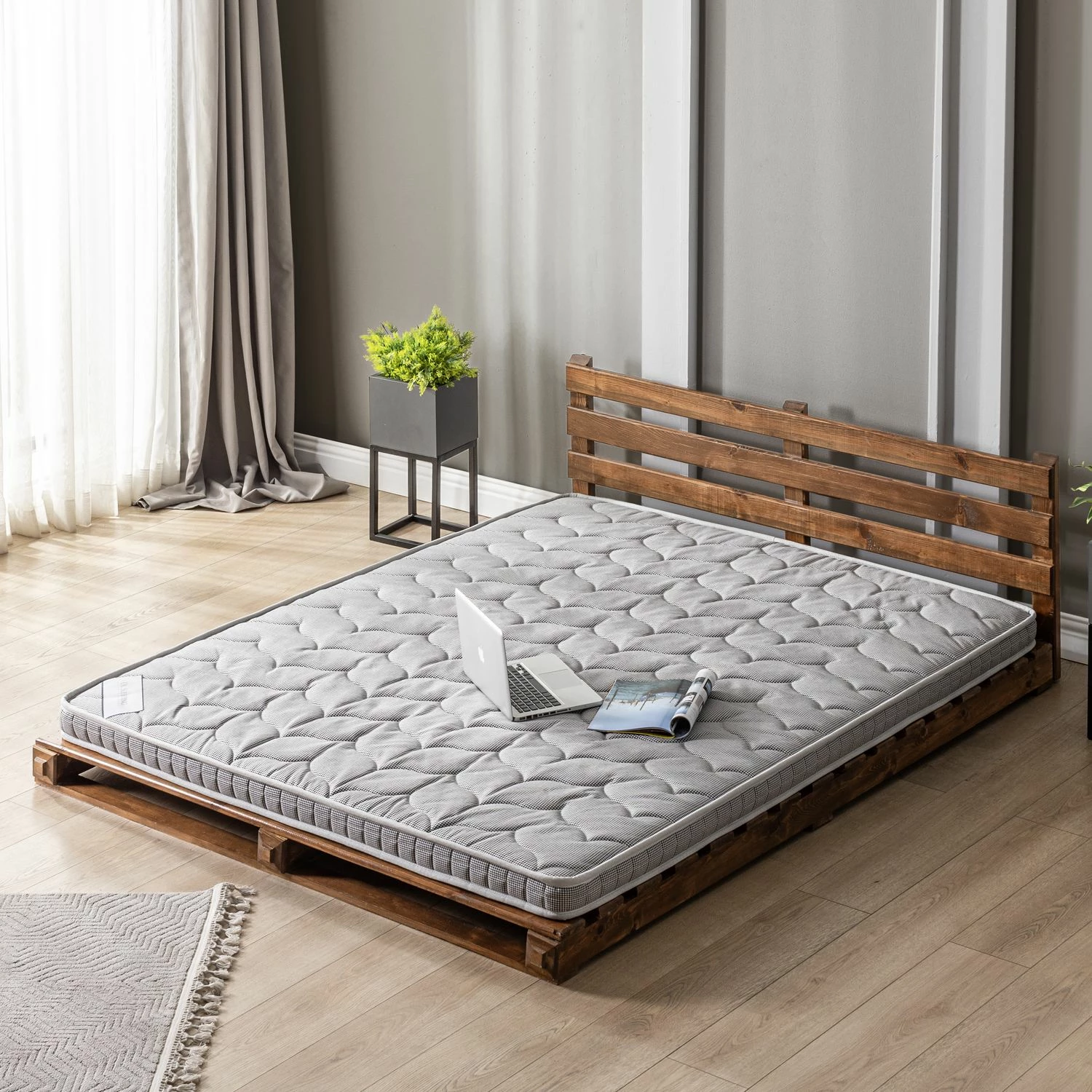 Dyshek Skye Decor, Exclusive Seri Ice Berg, 80x190 cm, ngjyrë gri