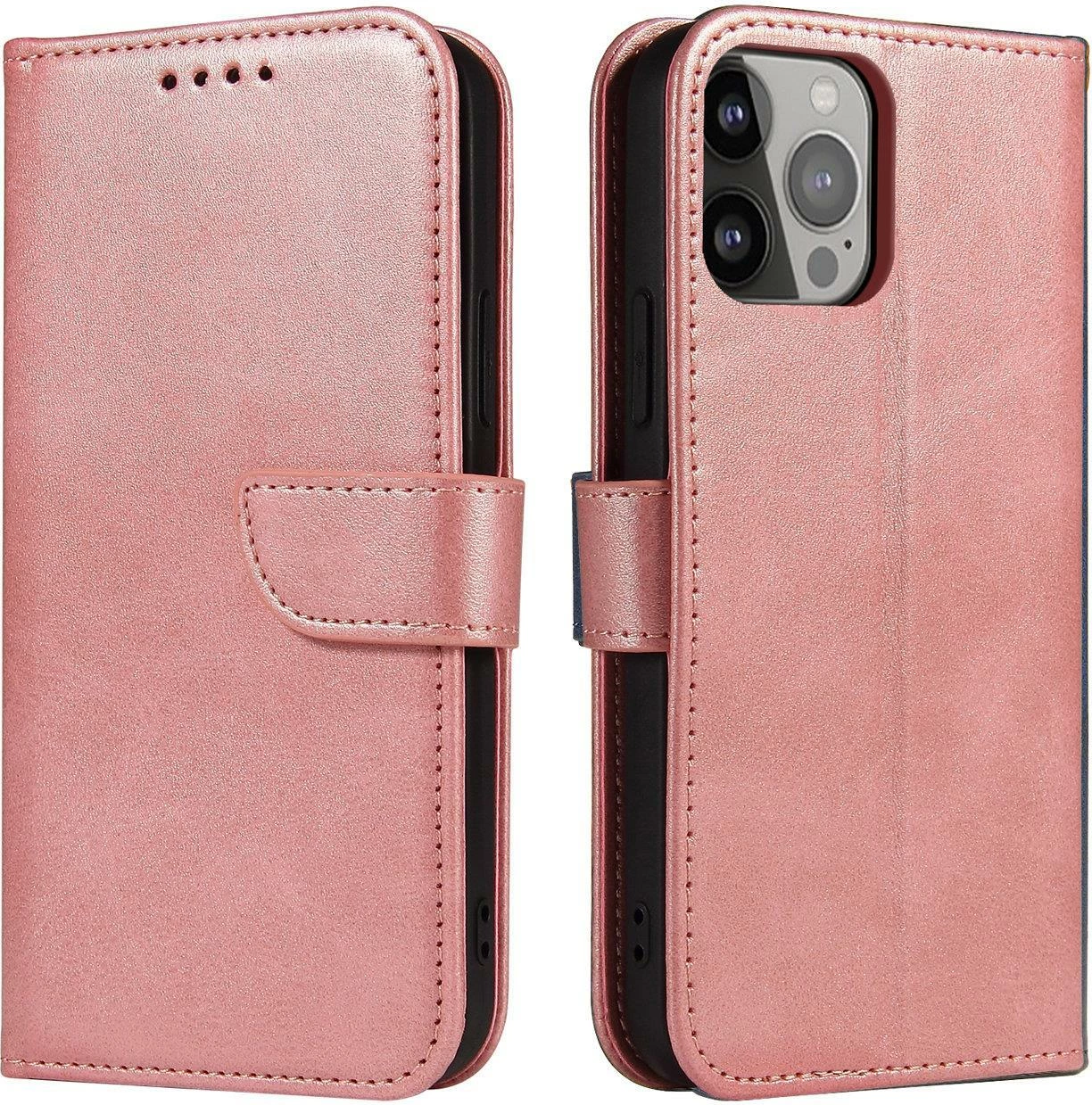 Mbështjellës magnetik Hurtel për Xiaomi Redmi Note 12 5G / Poco X5 5G, flip, portofol, rozë