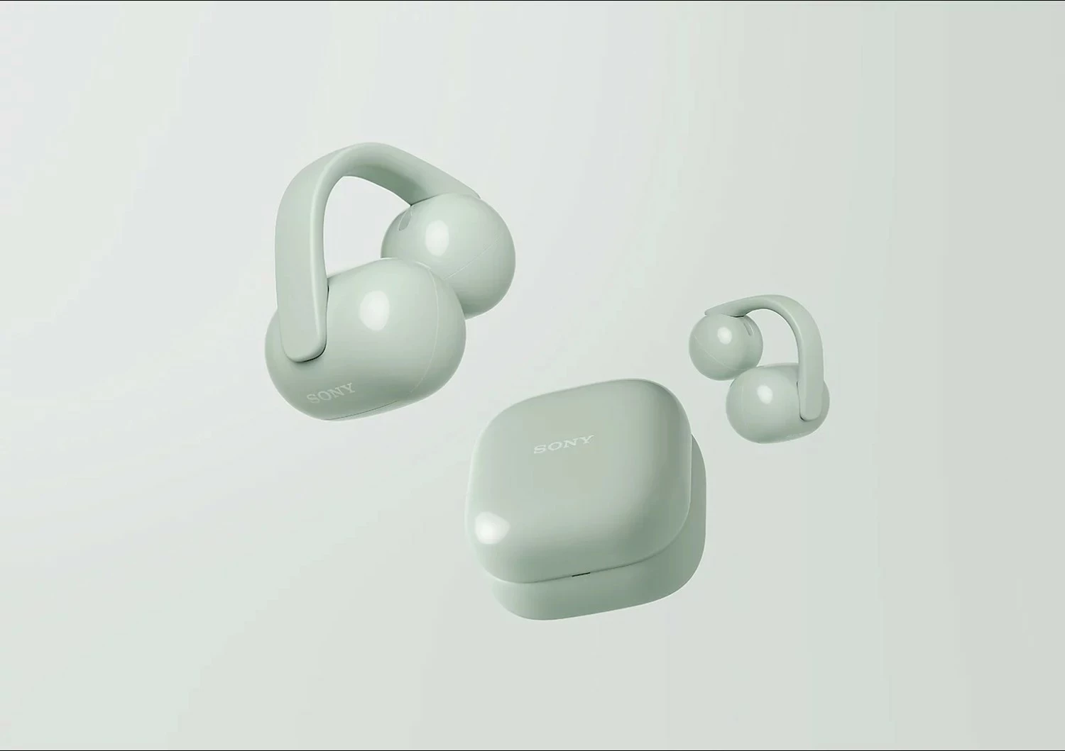 Kufje Sony LinkBuds Clip WF-LC900, True Wireless, Bluetooth, IPX4, jeshile