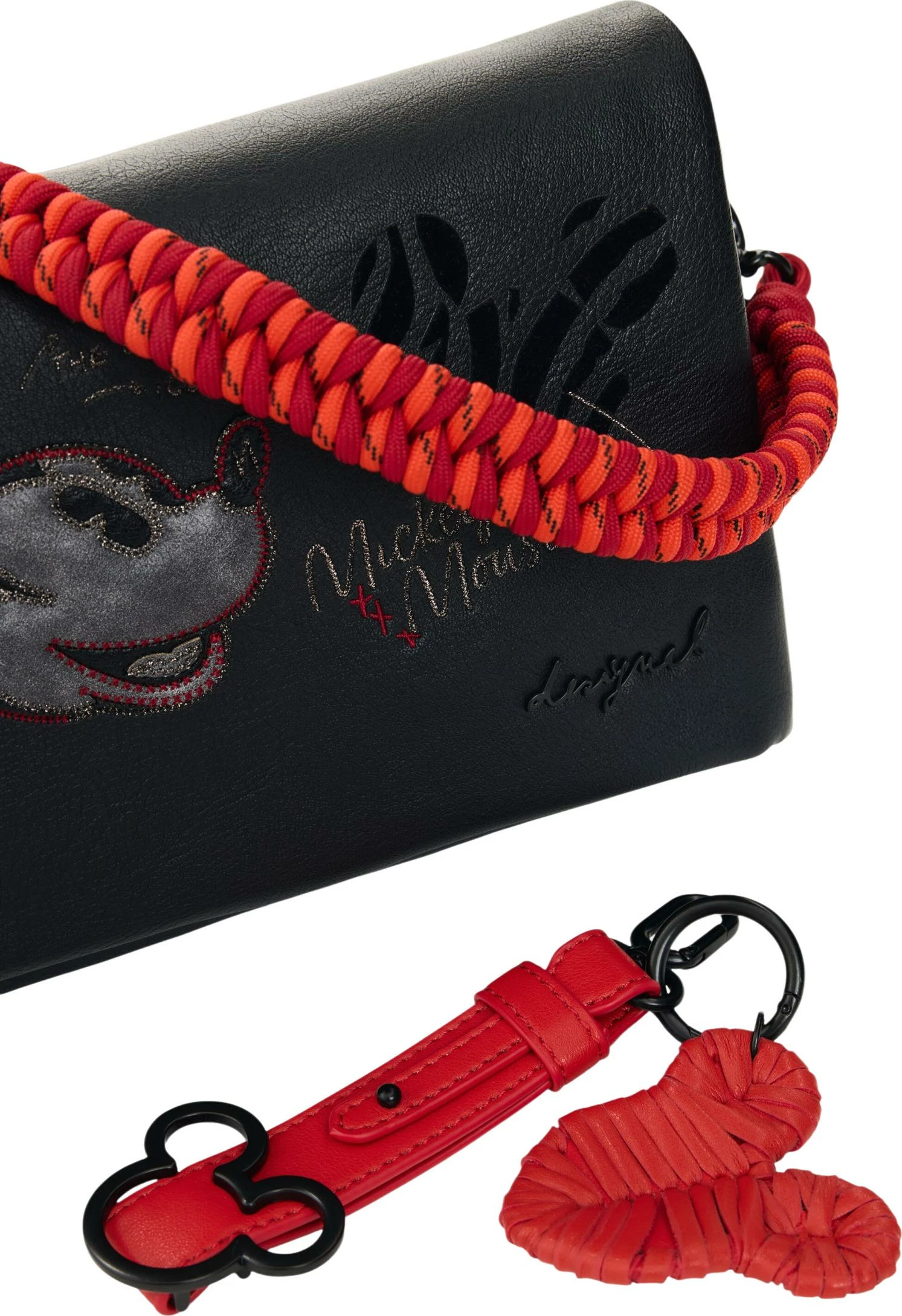 Çantë crossbody Desigual Mickey Face Venecia 4 26WAXP98 për femra, e zezë