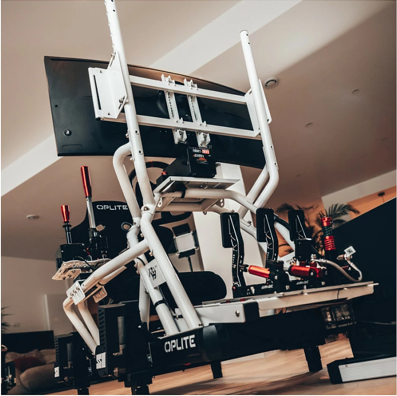 Mbajtës për monitor Oplite R8 Single Monitor Mount, çelik, i bardhë