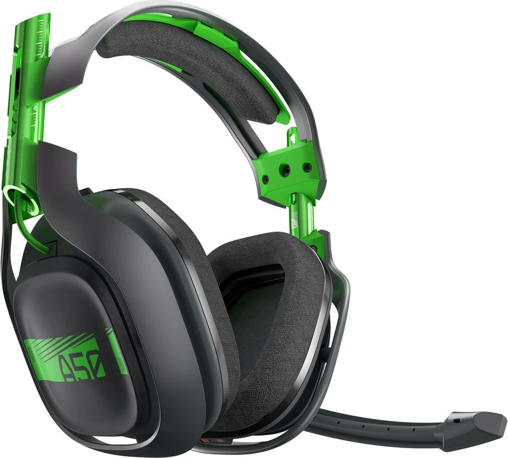 Kufje wireless ASTRO Gaming A50 me bazë, për Xbox One, e zezë/gjelbër