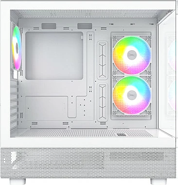Kasë Montech XR, Tower ATX/micro ATX/Mini-ITX, USB-C, ARGB, e bardhë