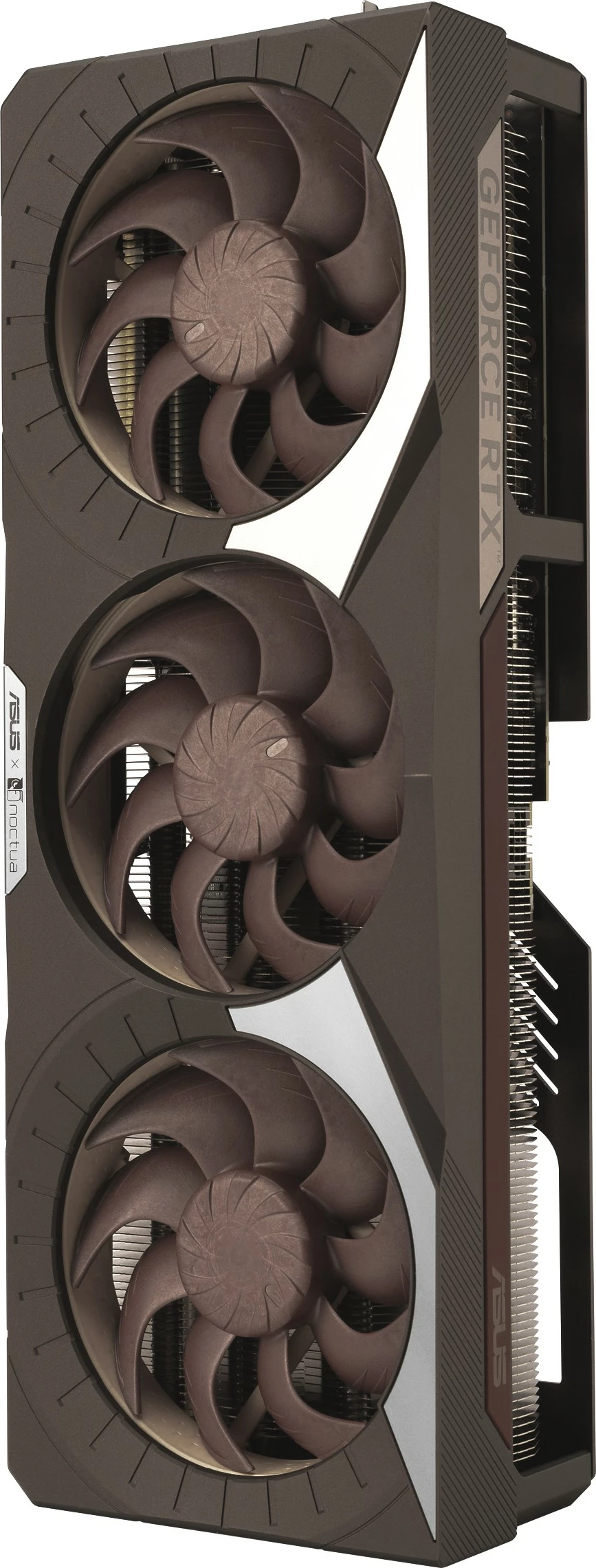 Kartelë grafike ASUS RTX 5080 Noctua OC Edition 16GB GDDR7, 3 ventilatorë, kafe