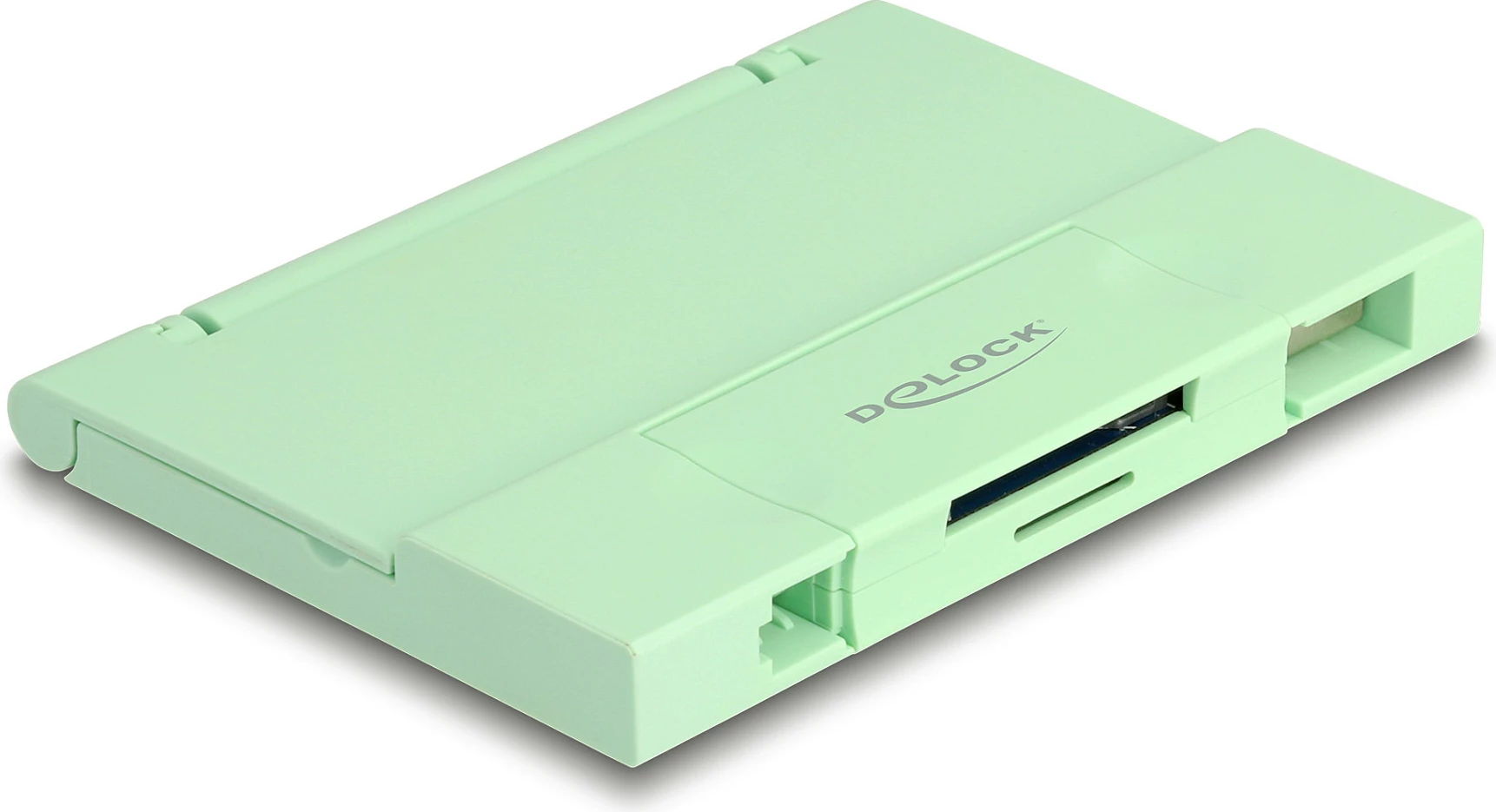 Kartëlexues DeLOCK 91015, USB-A/USB-C, SD/MicroSD/MMC, 5 Gbit/s, mint