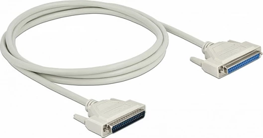 Kabllo seriale DeLOCK D-Sub 37-pin mashkull-në-femër, 2 m, bezhë