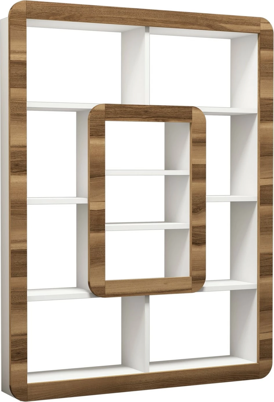 Raft librash Hanah Home, Orkide, i bardhë dhe arre