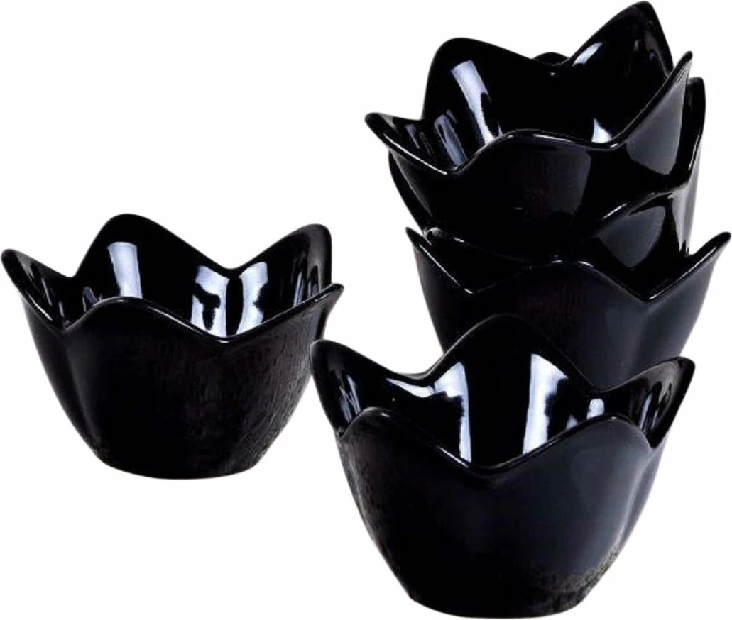Set pjatash për meze (6 copë), Hermia Concept, ST613106F650A0000000ACD700, ngjyrë e zezë