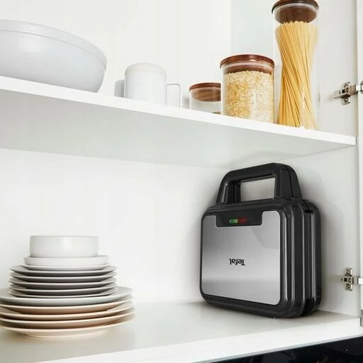 Tostier 3-në-1 Tefal UltraCompact SW383D10 700 W, 3 sete pllakash, i zi