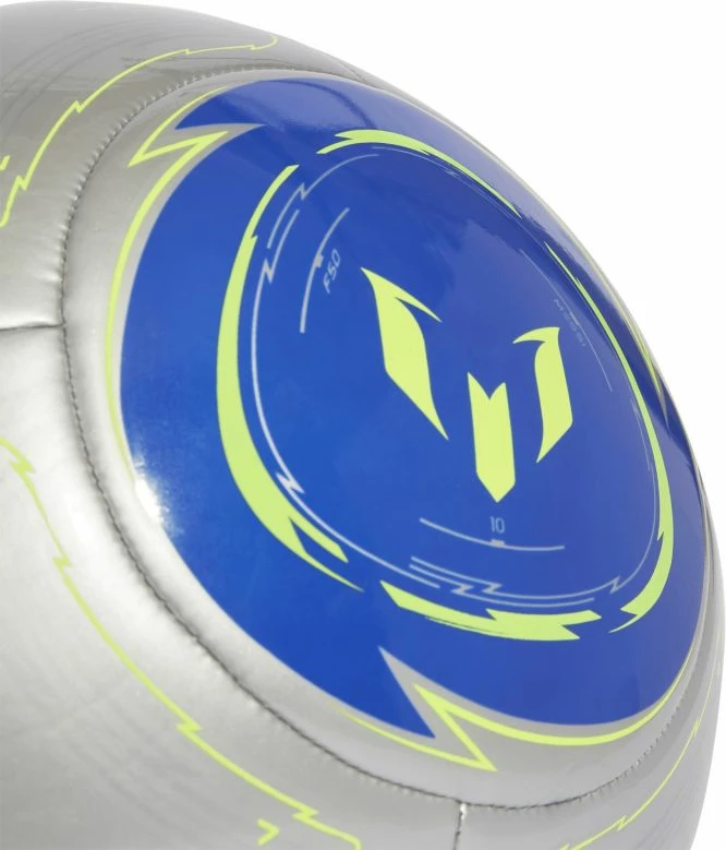 Top futbolli adidas Messi Club, gri [Madhësia: 5]