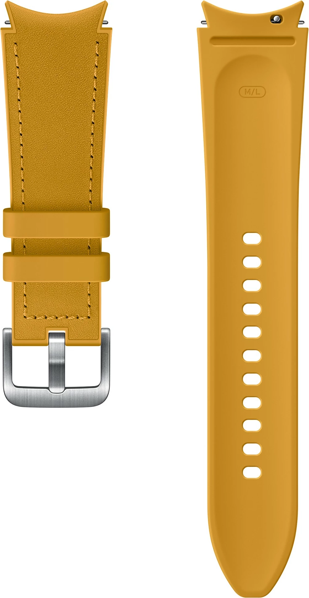 Rrip smartwatch Samsung Hybrid Leather Band 20mm M/L mustard