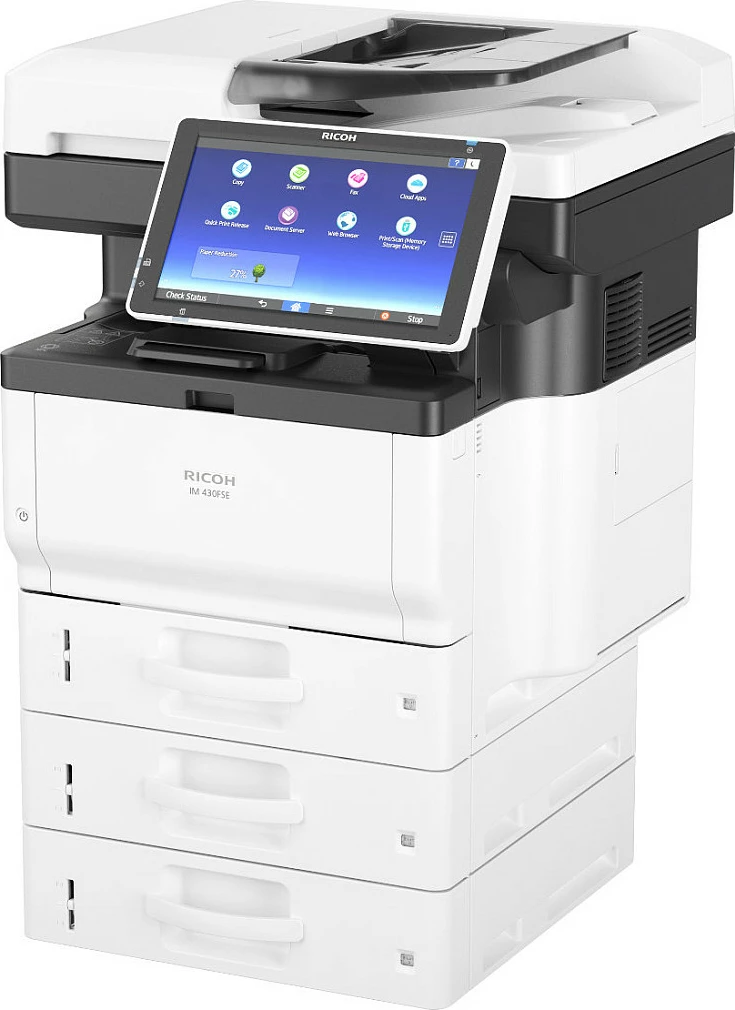 Printer multifunksional Ricoh IM350FSE, laser mono, A4, 35 faqe/min, bardhë/zi