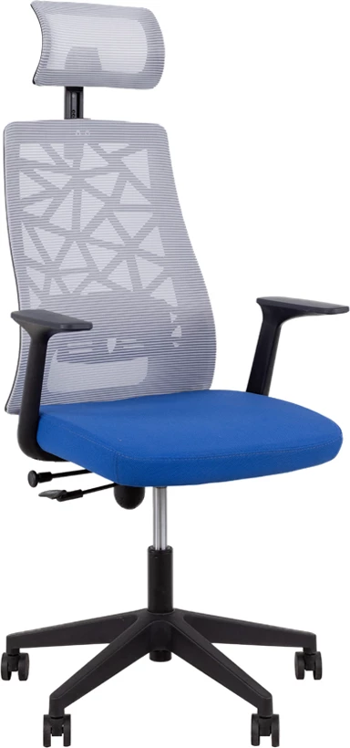 Karrige zyre VITRIO, gri-blu, 63x59x127