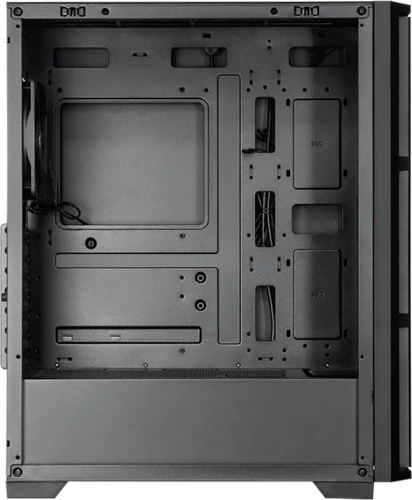 Kasë CHIEFTEC Pro Midi TG AS-02B-TG-OP, ATX, e zezë