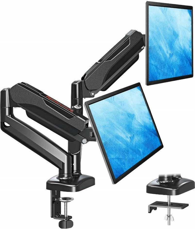 Mbajtëse tavoline për 2 monitorë Redragon GMK-915 13"-32", VESA 75x75/100x100, deri 9 kg, e zezë