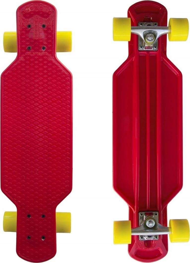 Longboard Master 29\" (73x20 cm), ABEC 5, 100 kg, i kuq
