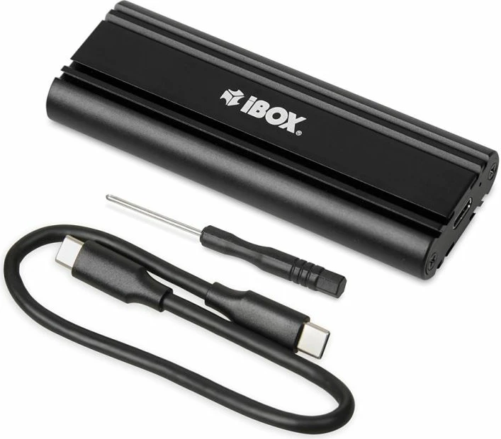 Kuti SSD NVMe iBox HD-07, e zezë